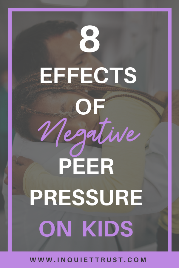 Effects of negative peer pressure
