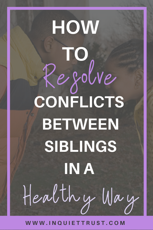 No matter how close siblings are to each other, there are moments when they seem to forget how much they love each other. As parents, especially mothers, it is necessary to know how to resolve sibling conflict effectively.